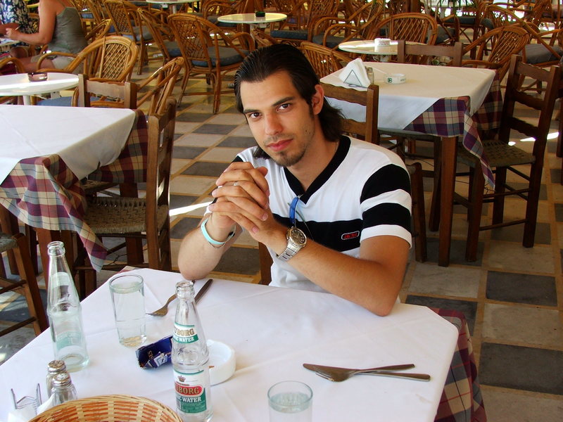 Im Restaurant (Sitia, 11.09.2005)