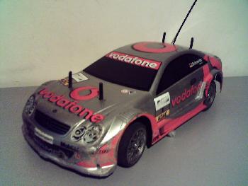 Mein RC-Auto: Mercedes CLK Vodafone