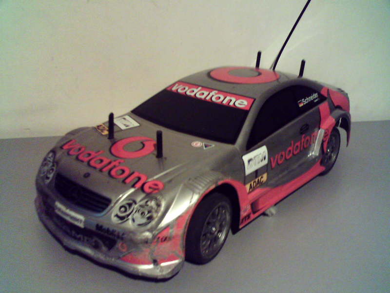 Mein RC-Auto: Mercedes CLK Vodafone