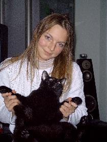 Alice und die Nelly (=Katze)