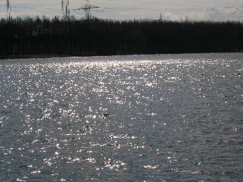 und wie das Wasser glitzern kann :)