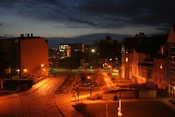 Blick aus meinem Fenster 31.04.2006 (neue Whg, kurz vor 22:00 Uhr)