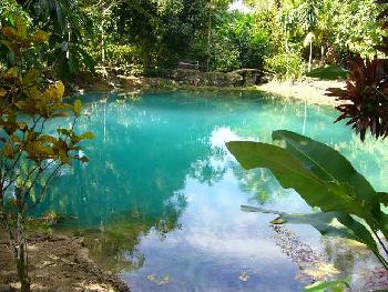 Blue Lagooon at roaring river