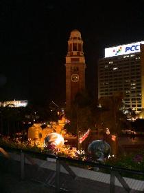 Harbour  old Lighttower  and the Wave am Laternenfestival