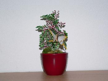 Perlb�umchen in Handarbeit gefertigt