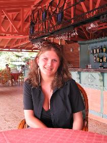 Ich an der Poolbar