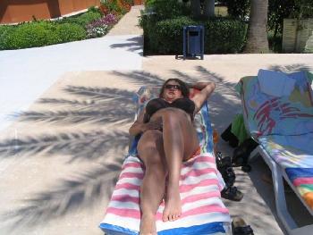 Ich am Pool