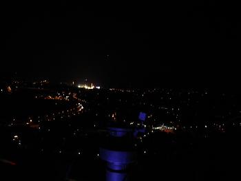 Nacht im Ruhrgebiet - Kirmes in der Ferne