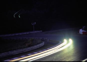 Nachts an der Steilstrecke