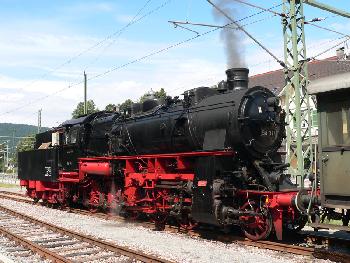 Nostalgische Dampflok in Baiersbronn