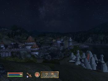 Blick auf Anvil bei Nacht, eine Erinnerung an dieses wunderbare Spiel (1024x768)