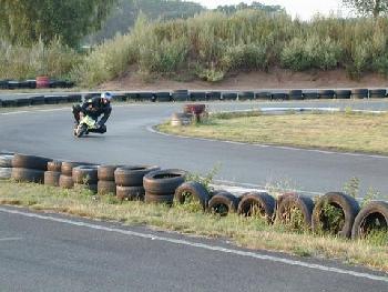 Ich in Holdorf auf der Kartbahn