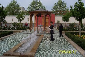 Marzahn-Hof des orientalischen Gartens
