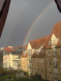 REGEN(am Fenster)BOGEN(am Himmel)