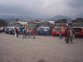 Busbahnhof in Antigua