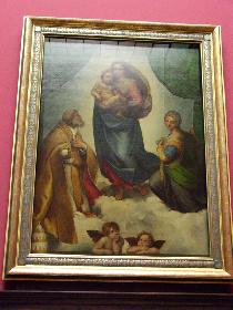 Sixtinische Madonna von Raffael, Gem�ldegalerie alter Meister, Zwinger