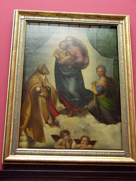 Sixtinische Madonna von Raffael, Gemldegalerie alter Meister, Zwinger
