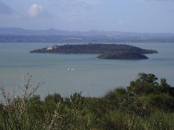 Der Trasimeno See in Umbrien