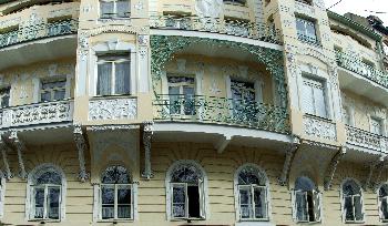 Jugendstil in Perfektion - eines der schnsten Gebude von Marienbad