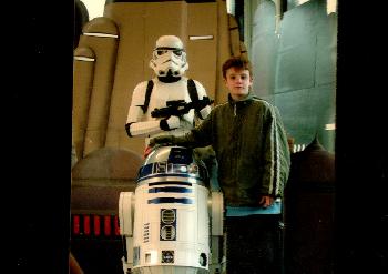 Mein Sohn bei Star Wars