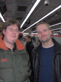 Mein Cousin und ich in Flensburg am shoppen