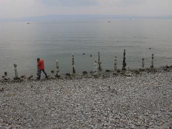 Axel Reinhard B�hme und seine ausbalancierten Steine