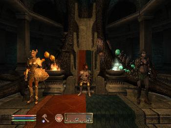 So sitzt sich, wenn man zur Gottheit aufsteigt (als Sheagorath) (Add-On Shivering Isles)