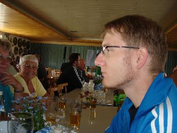 beim Kindergartenfest von Kathrin und Andy