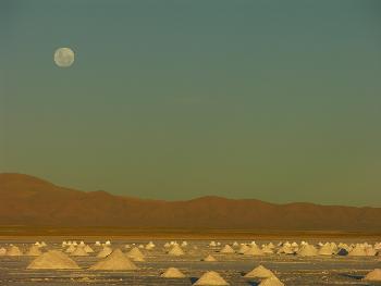 sanaoria: Mondaufgang bei Sonnenuntergang