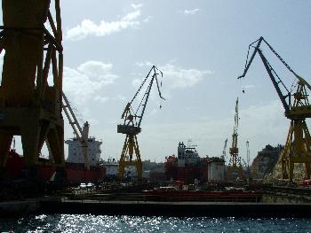 Trockendock 1, eines der grten in Europa (Grand Harbour)