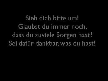 Sorgen?