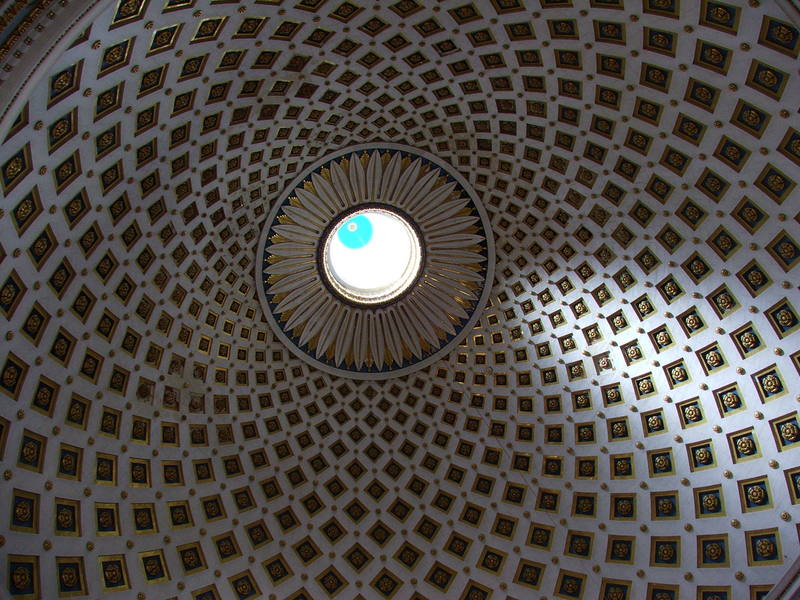 Rotunda Kuppel-Szenerie