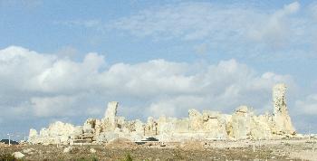 Hagar Qim Temple, Vorderansicht