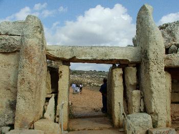Mnajdra, Trilith-Eingang