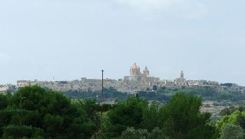 Mdina - Citt Notabile, aus Entfernung