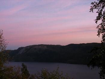 Sonnenuntergang in der Telemark