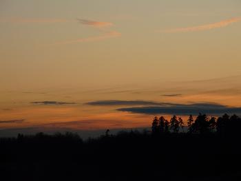 Abendstimmung im Januar ...