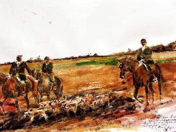 Schleppjagd Schloss Kranichstein 04