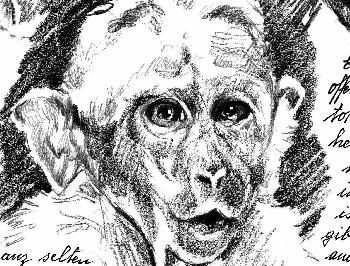 Skizzen von Indischen  Hutaffen 01