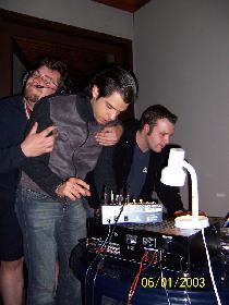 Schwuler Lemy, ich und Luc auf CT 2004