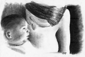 Finyolo: Mutter und Kind