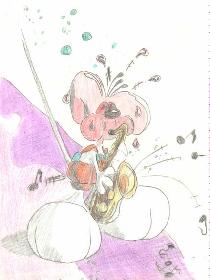 Diddl Saxophon Farbe