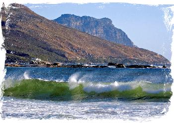 Eine Welle zum Abschied