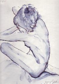 Akt Tuschzeichnungen 01