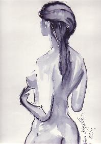 Akt Tuschzeichnungen 02