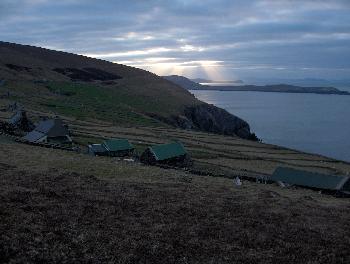 Sonne durchbricht die Wolken