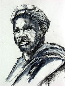 Der Sudanesische Holzkohlenh�ndler aus Kairo Maadi