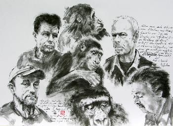 Die Herren der Primaten aus dem Zoo Berlin