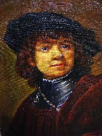 Kopie eines jugendlichen Selbstbildnis Rembrandts von 1639