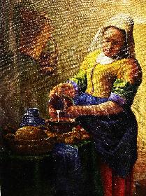 Kopie nach Vermeer (Milchgiessende Magd von 1658